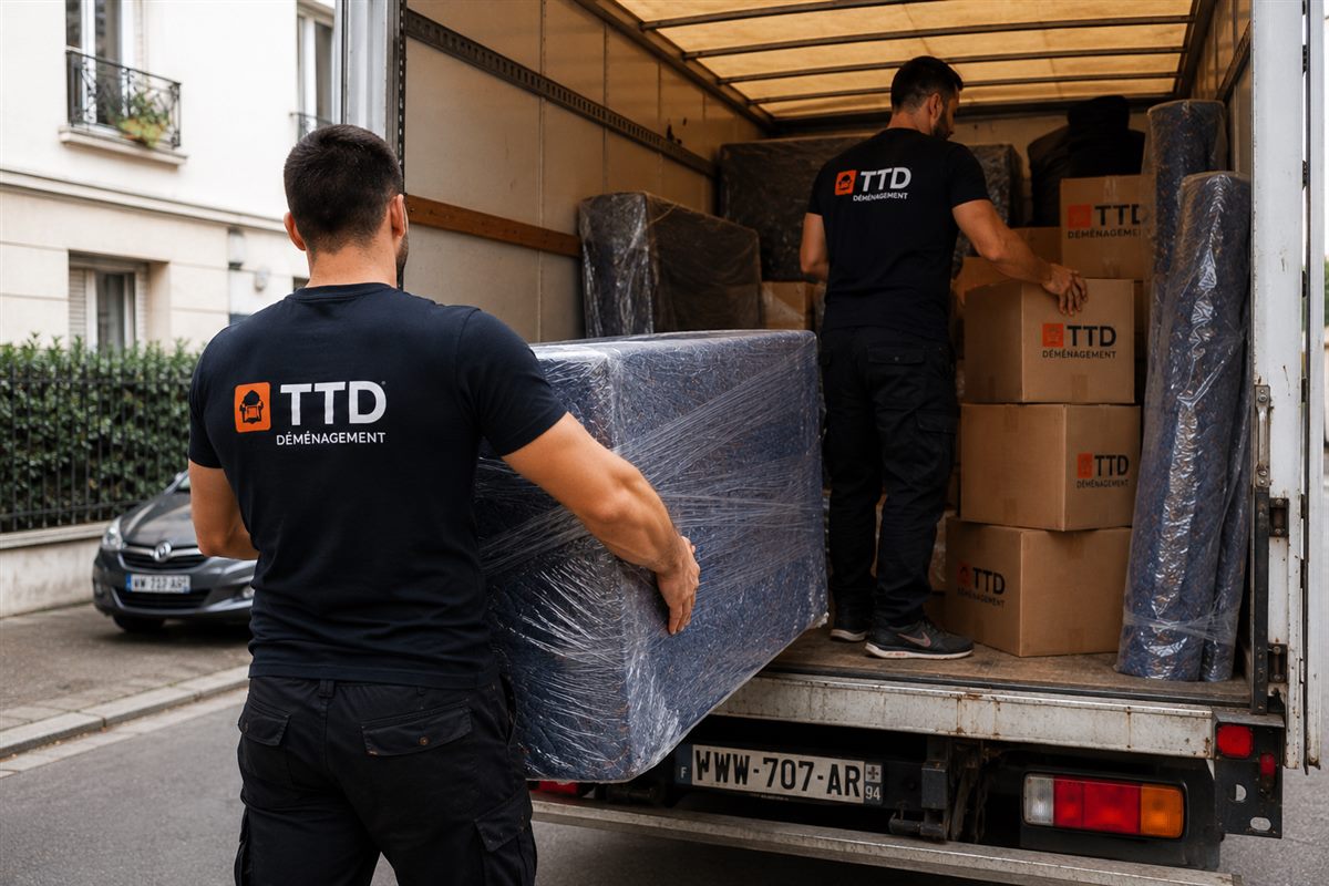 Camion TTD prêt au départ